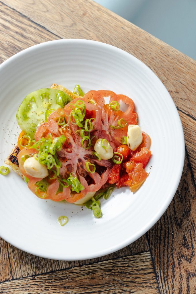 Garden Tomatoes on Toast