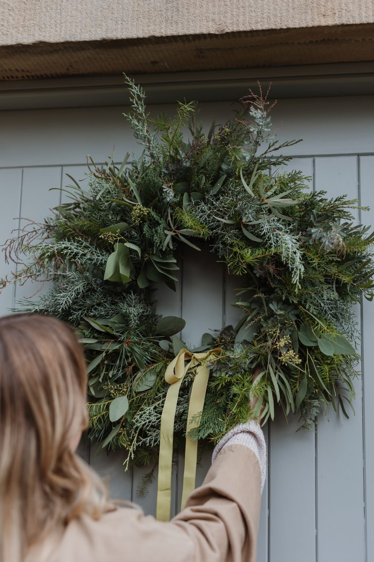 Christmas wreath making, afternoon workshop
