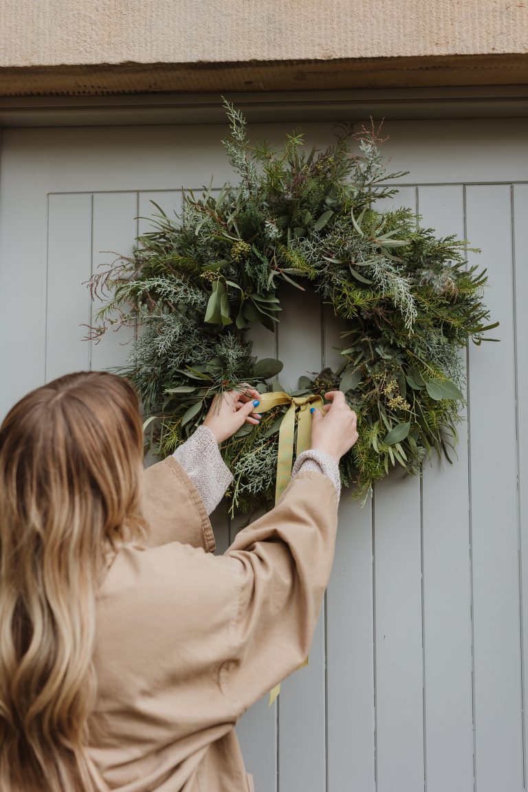 Christmas wreath making, evening workshop